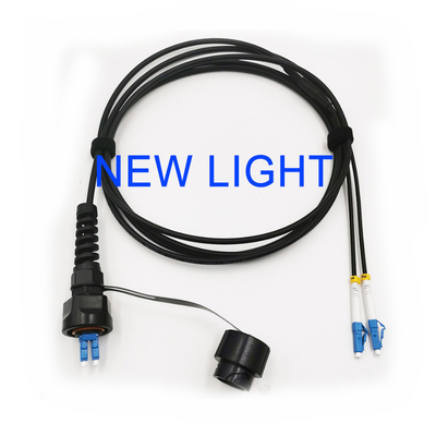 ODVA MPO/APC G652D کابل پیچ فیبر نوری ضد آب برای FTTA CPRI RRU LTE