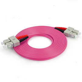 Multi Mode Duplex Optical Fiber Patch Cord OM4 3.0 SC TO SC کابل فیبر پچ