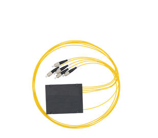 FWDM / CWDM 1 X 4 فیبر نوری کابل Splitter FC / UPC برای سیستم CATV / FTTX