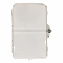 جعبه بسته بندی فیبر نوری ABS CATV 8 آداپتور هسته ای SC با رنگ سفید