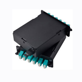 MPO-8 تا 4x LC Duplex، 8 Fibers OS2 Single Mode FHD MPO Cass 40G / 100G To 10G / 25G