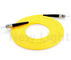 کابل پچ فیبر نوری ST - ST Single Mode SX فیبر نوری Patch Yellow PVC / LSZH 2.0 Patch