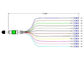 MPO APC TO LC Fan Out 0.9 mm 12 فیبر نوری پچ سیم ماژول ساده