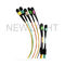 MM SM MPO to 4 Duplex LC Breakout Cable Low Loss 0.35dB و ضرر استاندارد 0.60dB