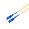 فیبر کابل فیبر دوبلکس آبی / SC UPC تک حالته کابل فیبر نوری 1310nm SC