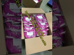 مواد PVC سیم پیچ فیبر نوری 10 متر طول LC DX MM 2.0 قطر برای CATV