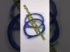 SC Indoor Simplex UPC زرهی و APC فیبر نوری پیچ سرب