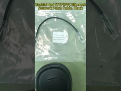 سیم های پچ اسپیید اترنات UL Cat6a Bare Copper 24AWG*2*4P 7/0.20mm 100% تست شده