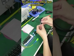 کانکتور کابل نوری SC UPC 2.0mm قابل نصب در محل 90N