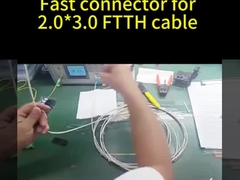 آبی SC UPC اتصال سریع مونتاژ سیم پوشانده برای قاب های توزیع