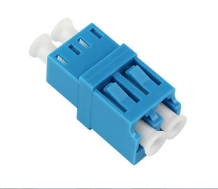 آداپتور فیبر آبی LC نوع معمولی نوع تک حالت دوبلکس مواد پلاستیکی