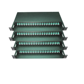 48/96 فیبر MPO / MTP فیبر نوری پچ پانل بسته شدن جعبه 19 اینچ SPECC مواد