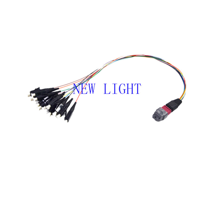 خرید مجموعه کابل MPO مرکز داده با افت ورودی کم OM3 PVC قطر 3.0 میلی متر online manufacture
