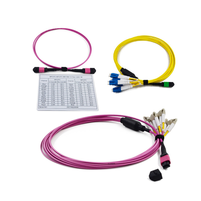 خرید کم افت 3.0mm MPO به LC کاست 12 24 فیبر MPO MTP کاست online manufacture