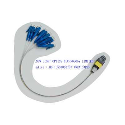 خرید کابل 8 هسته‌ای OM3 مالتی‌مد MPO MTP با پلاریته زنانه B برای انتقال داده با سرعت بالا online manufacture