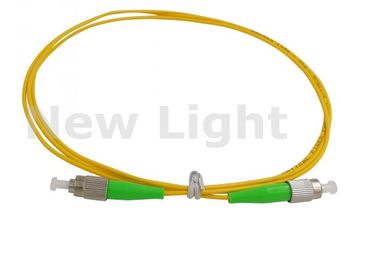 خرید FC / APC - FC / APC فیبر نوری فیبر نوری سیم کشی تنها مدل 9/125 سیم ساده زرد PVC زرد online manufacture
