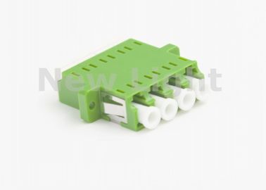 خرید LC APC 4 پورت اتصال فیبر نوری / LC به LC آداپتور فیبر با فلنج استاندارد online manufacture