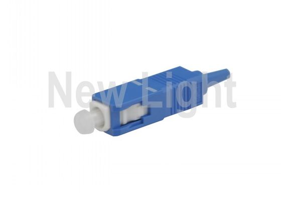 خرید کانکتورهای فیبر نوری تک حالت SC قطر 0.9mm 62.5 / 125um با از دست دادن ورودی کم برای شبکه های منطقه گسترده online manufacture