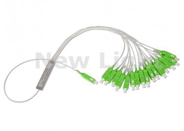 خرید 1 * 16 ABS جعبه نوری PLC Splitter / فیبر نوری کوپلینگ با کابل ورودی 3.0mm online manufacture