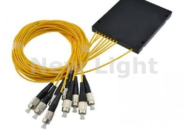 خرید 1x8 PLC فیبر نوری Splitter یکپارچه سازی فیبر جفت با FC UPC اتصال online manufacture