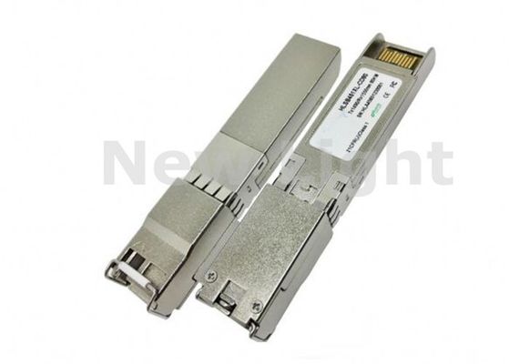 خرید نرخ انتقال داده 10G، مسافت انتقال 80 کیلومتر، طول موج 1490/1550 نانومتر، ماژول SFP+ فرستنده و گیرنده فیبر نوری با کانکتور LC online manufacture