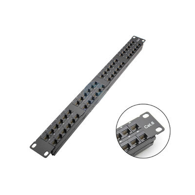 خرید پچ پنل 24 پورت 1U با ارتفاع RJ45 با ساختار فلزی برای شبکه‌های اترنت قابل نصب در رک online manufacture