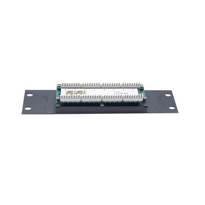 خرید پنل پچ RJ45 از پیش خاتمه یافته فلزی سیاه با ارتفاع 1U 2U و مدیریت کابل برای شبکه‌های اترنت online manufacture
