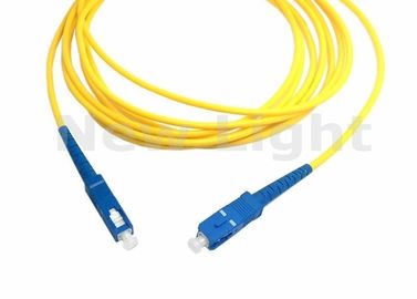 خرید 3 Meter SC TO SC فیبر پچ بند، Simplex Single Mode فیبر جرم برای شبکه online manufacture