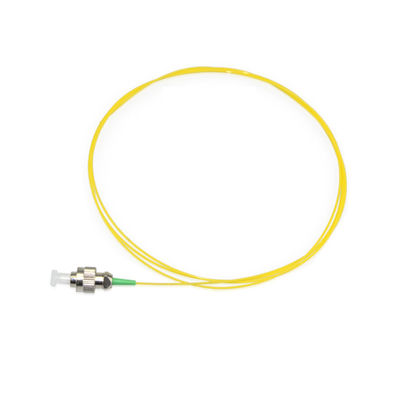 خرید رنگ زرد FC فیبر نوری Pigtail با قطر 0.9mm فیبر تک حالت برای برنامه های کاربردی با دقت بالا online manufacture