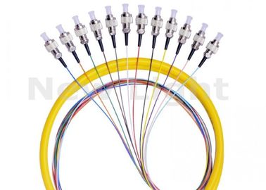 خرید FCC UPC 12 Core Fanout فیبر نوری Pigtail Single Mode Simplex برای انتقال داده ها online manufacture