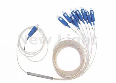 خرید SC UPC 1X8 PLC تک حالت فیبر نوری کوپلینگ Splitter نوع لوله فولادی برای FTTH online manufacture
