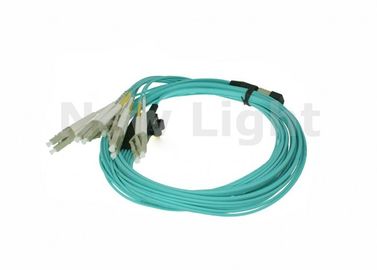 خرید 10 متر OM4 12 هسته 3.0mm MPO MTP کابل LSZH ژاکت MPO به LC کابل online manufacture