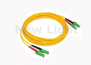 خرید 1.5Meter 2.0 میلی متر قطر فیبر نوری جلیقه کابل E2000 / APC با ژاکت PVC online manufacture