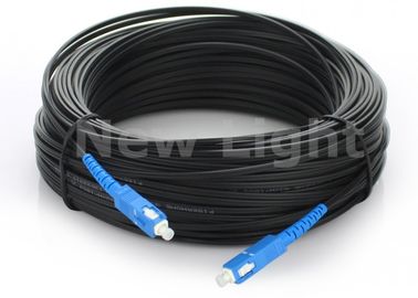 خرید کابل های 100mm SC Simplex FTTH فیبر نوری Jumper Singlemode Simplex G657A برای فضای باز online manufacture