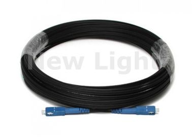 خرید کابل 10M SC SM Simplex Fiber Patch Cord، فیبر نوری فیبر سیاه FTTH online manufacture