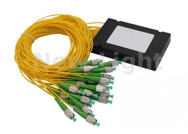 خرید FTTH FC APC فیبر نوری Splitter تک حالت 1x32 PLC Splitter با FC APC اتصال online manufacture