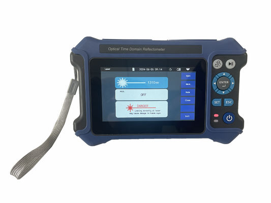 خرید تست کننده فیبر نوری OTDR دستی با طول موج 1310/1550nm فاصله تست 100KM و صفحه لمسی online manufacture
