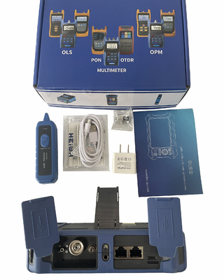خرید 1310 / 1550nm Mini OTDR Optical Time-domain Reflectometer صفحه لمسی OPM VFL OSL LED online manufacture