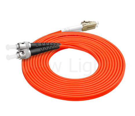 خرید 3.0mm Duplex ST-LC Connector سیم پیچ فیبر نوری برای انتقال داده با سرعت بالا online manufacture