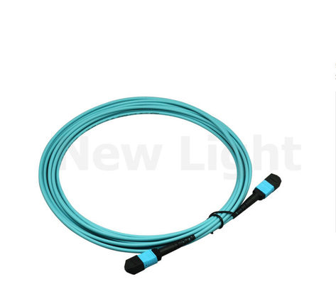 خرید 12 هسته نوع B MPO MTP Patch Cord با طول قابل تنظیم برای شبکه های داده با سرعت بالا online manufacture