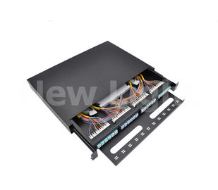 خرید 96 Core LC فیبر نوری پچ پنل FTTH جعبه توزیع فولاد ضد زنگ online manufacture