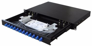 خرید جعبه توزیع فیبر نوری 1U 19 اینچ SC UP جعبه توزیع جعبه online manufacture
