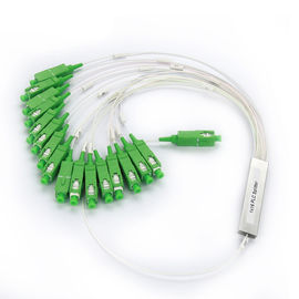 خرید MINI فیبر نوری کوپلینگ Splitter، SC APC 1 X 16 Splitter Fibre Single Mode برای FTTH اینترنت online manufacture
