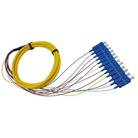 خرید 2 M Fan - قطعه قطعه فیبر نوری SC اتصال برای قاب ATTV / توزیع نوری online manufacture