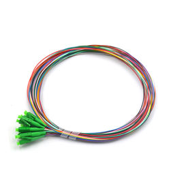 خرید LC APC 12 Pigtail فیبر نوری قلب با سرامیک با دقت بالا online manufacture