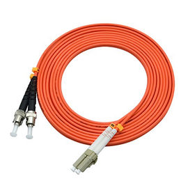 خرید بند ناف فیبر نوری 850 طول موج 3 فوت LC تا ST Duplex 50 / 125um OM2 online manufacture