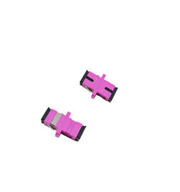 خرید آداپتور فیبر نوری OM4 Rose Pink، SC Simplex Adapter برای FTTH / CATV اینترنت online manufacture