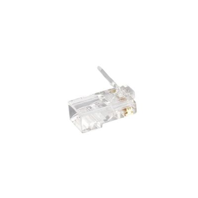 خرید پلاگین شفاف RJ45 گواهینامه Fluke با تماس های مس خالص برای اترنت گیگابیت online manufacture