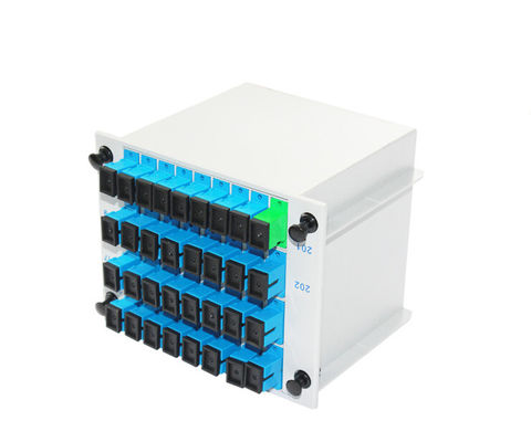 خرید کاست فیبر نوری 32 هسته‌ای SC APC/PC اسپلیتر PLC برای جعبه ترمینال FTTH با 3 سال گارانتی online manufacture
