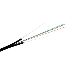 خرید 2 هسته فیبر نوری کابل FTTH داخلی سیم فیبر نوری فیبر با اعضای قدرت online manufacture